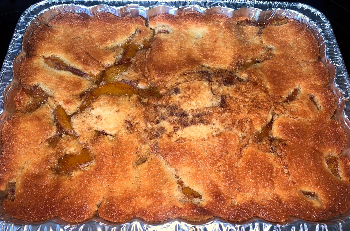 Yes It's Homemade Peach Cobbler