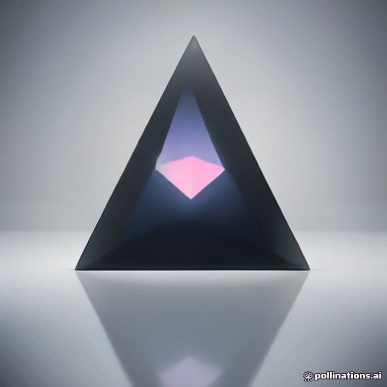 Prism logo mark on black